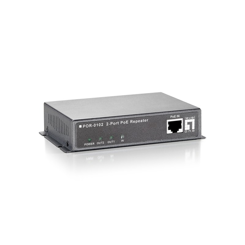 POR-0102 2-Port PoE Repeater - Repeater